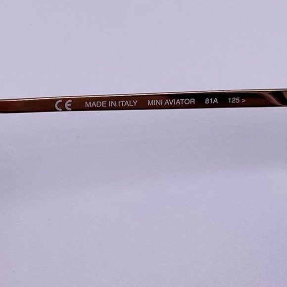 Dior Purple and Gold Sunglasses - Picture 5 of 5